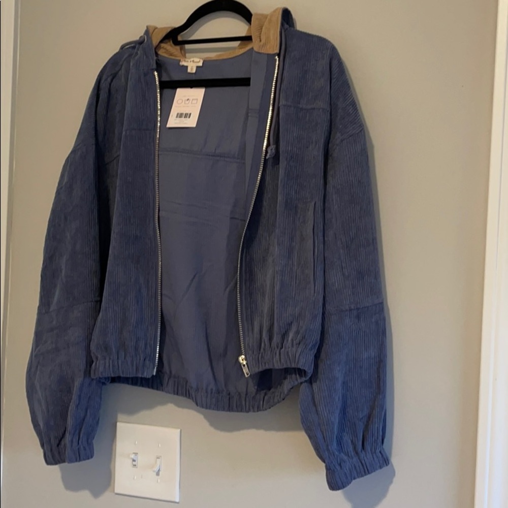 Corduroy bomber jacket
